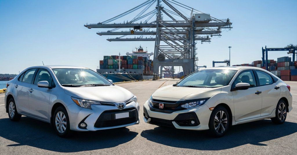 Toyota Corolla vs Honda Civic: какой массовый седан выгоднее привезти из Китая в 2026 году