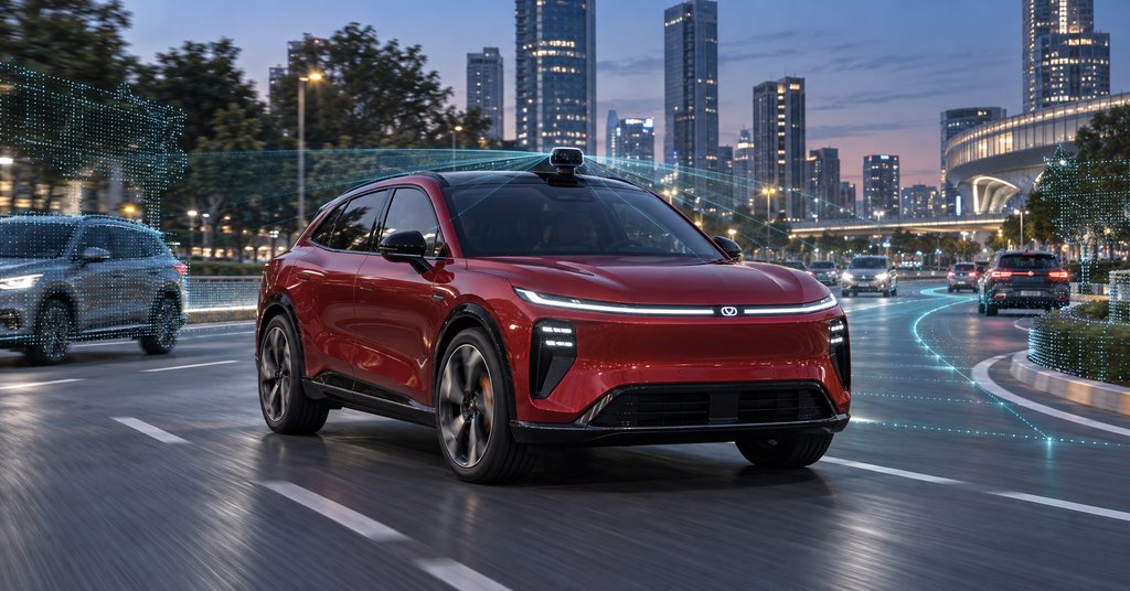 Changan Qiyuan Q06 первым получил Tianshu Navigation с лидаром