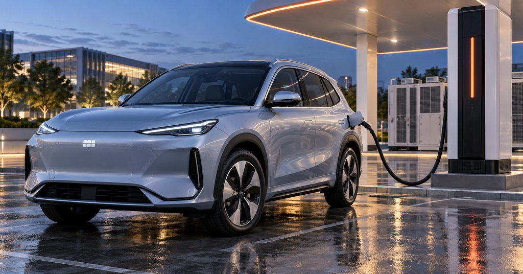 Geely заявила 2,25 МВт для зарядки через один разъём